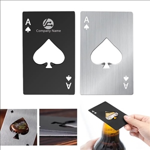 Poker Card Flat Bottle Opener